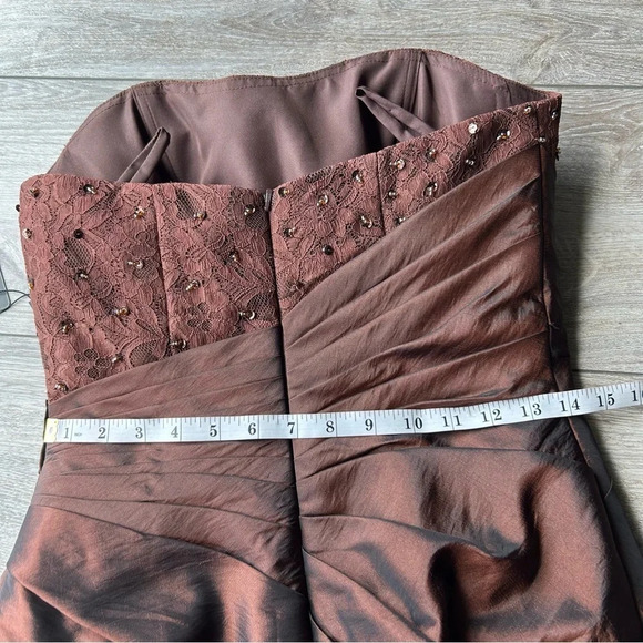 NWT  IZIDRESS Strapless Sequins Evening Bride Cocktail Dress - Picture 16 of 16